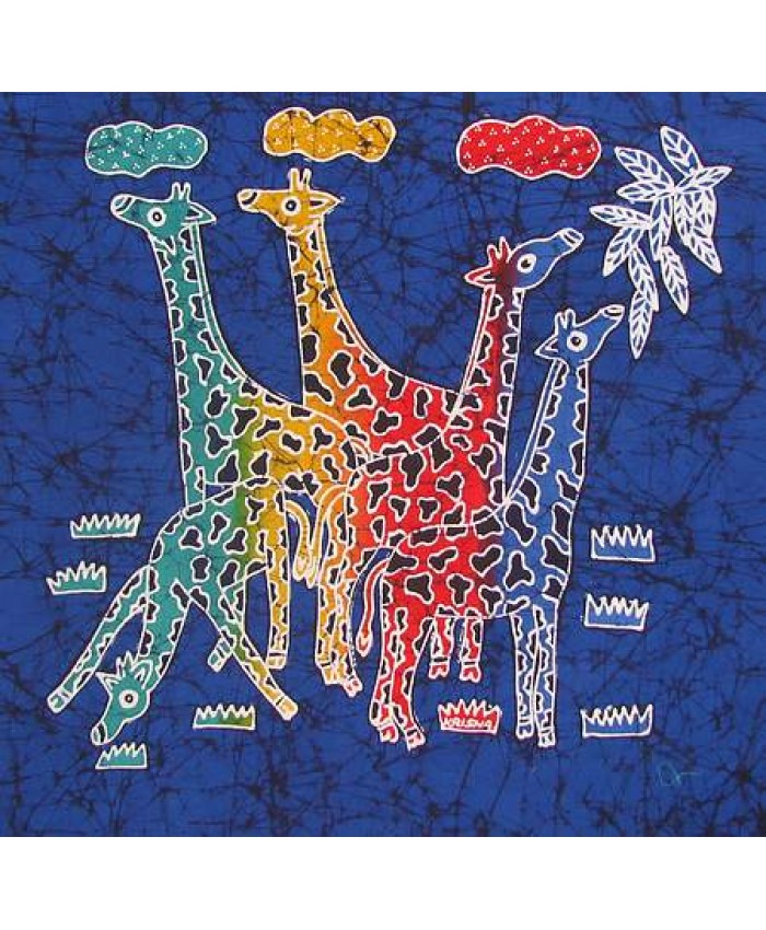Rainbow Giraffes- Blue